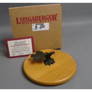 Longaberger Woodcrafts Lid October Fields Pumpkin Patch Basket 59650 NEW